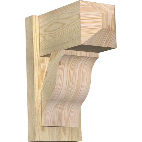 Ekena Millwork Funston Craftsman Rough Sawn Outlooker, Douglas Fir, 8"W x 14"D x 18"H OUT08X14X18FST04RDF - main